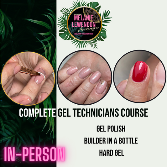 1-2-1 In person, 3 Day Complete Gel Technicians Course